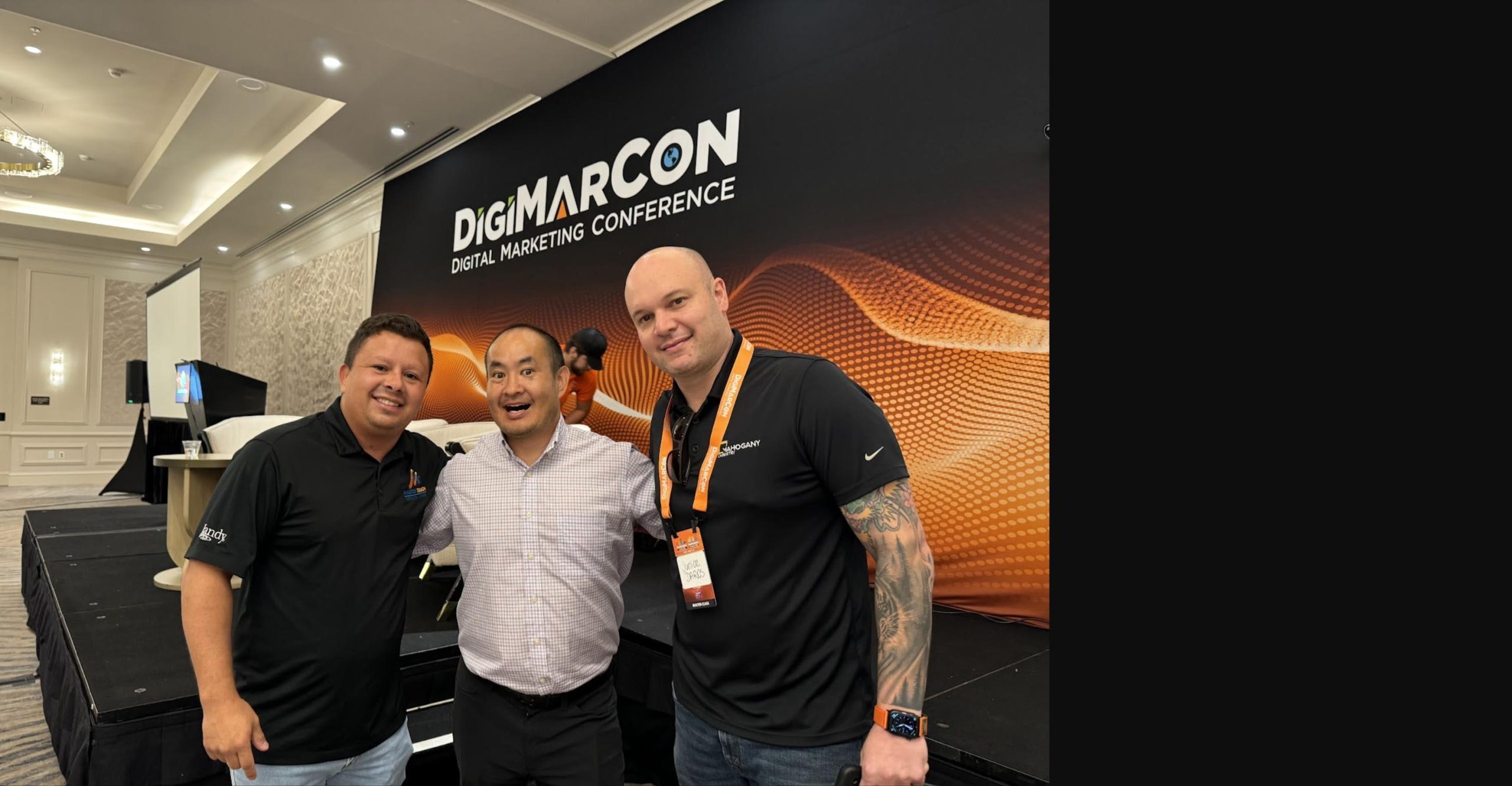 Dennis Yu and Nilson Silva at DigiMarCon | DigiMarCon Dennis Yu and Nilson Silva at DigiMarCon