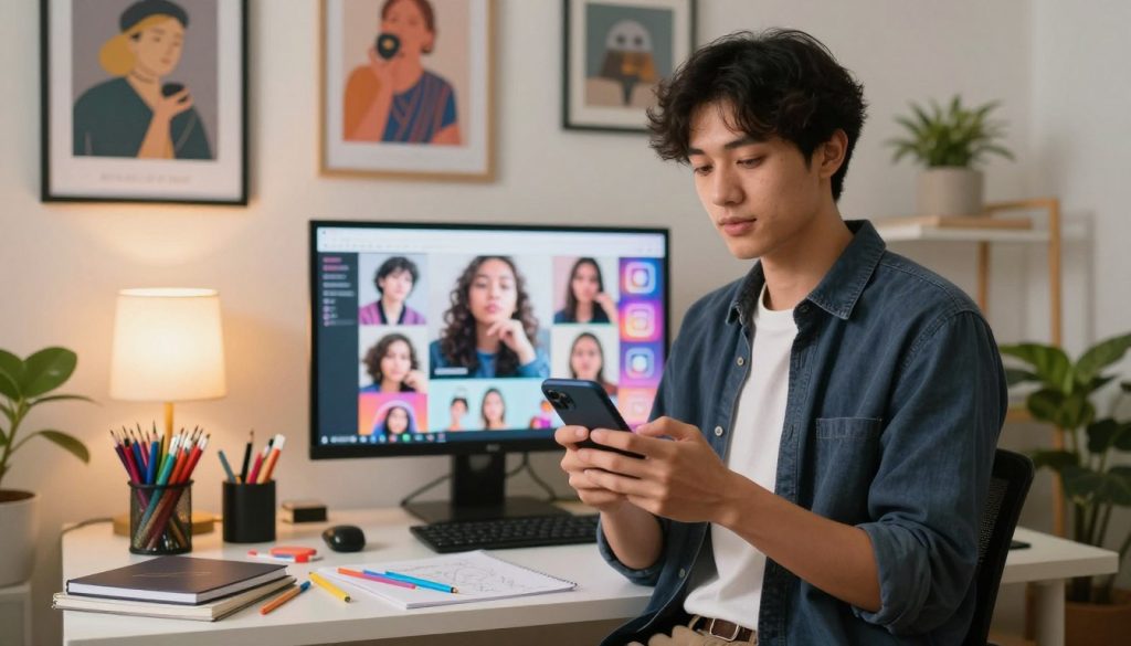 A creator asking a focused Instagram community for feedback A creator asking a focused Instagram community for feedback