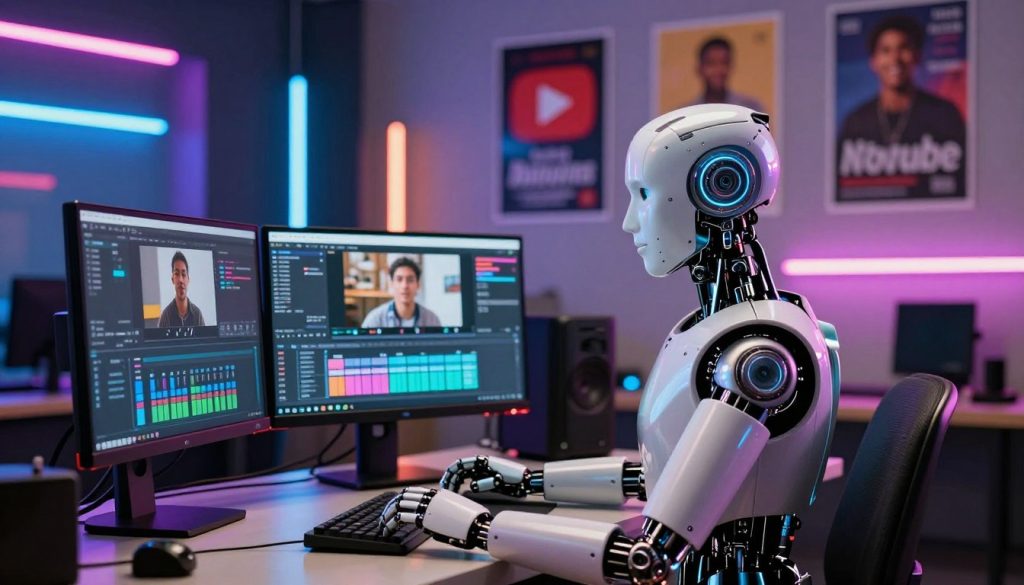 AI influencer video content made for a YouTube audience