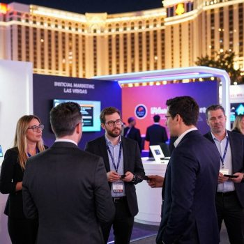 Digital industry professionals connect at a Las Vegas event